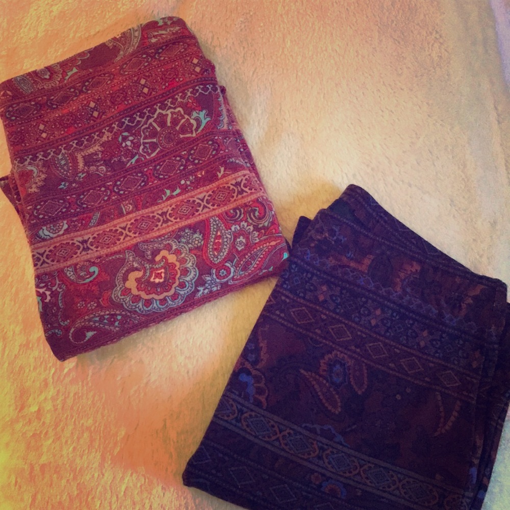 Two Forever 21 mini skirts